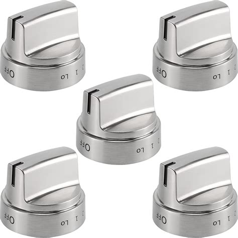 universal gas range knobs stainless